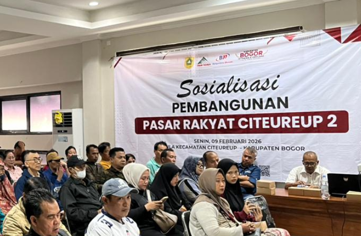 Pasar Citeureup Disulap Jadi Modern-Tradisional, Perumda Pasar Tohaga Siapkan Wajah Baru Perdagangan Rakyat.
