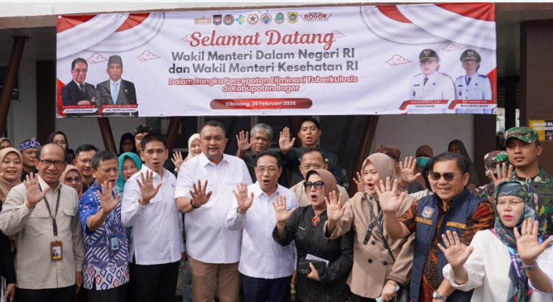 Perkuat Sinergi Pusat–Daerah, Rudy Susmanto Dorong Akselerasi Penanganan TBC di Kabupaten Bogor.