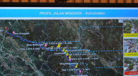 Pemkab Bogor dan BBWS Percepat Perbaikan Jalan Mangker–Sukadamai Jelang Idul fitri.