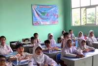 Tiga RKB SDN Kampung Sawah 01 Cileungsi Tuntas Dibangun, Sekolah Kini Lebih Nyaman untuk Belajar.
