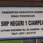 Rehab Kelas dan Tambahan Fasilitas, SMPN 1 Ciampea Tampil Lebih Representatif.