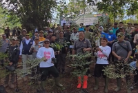Forkopimcam Leuwiliang Wujudkan Satu Hektare Hutan Kota, Tanam 500 Pohon.