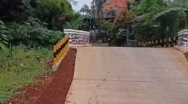 Kolaborasi Pemkab dan Dunia Usaha, Jalan Tanjakan Galur Parung Kembali Fungsional