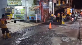 Pemeliharaan Jalan Gadog–Pasir Angin Bukit Pelangi Tingkatkan Kenyamanan Jalur Alternatif ke Puncak.