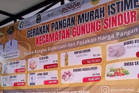 GPM Istimewa di Gunungsindur Disambut Antusias, Warga Bersyukur Dapat Sembako Lebih Murah.