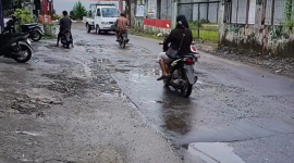 Jalan Kemang–Rancabungur Dirawat Sementara, Rekonstruksi Dijadwalkan Tahun 2026.