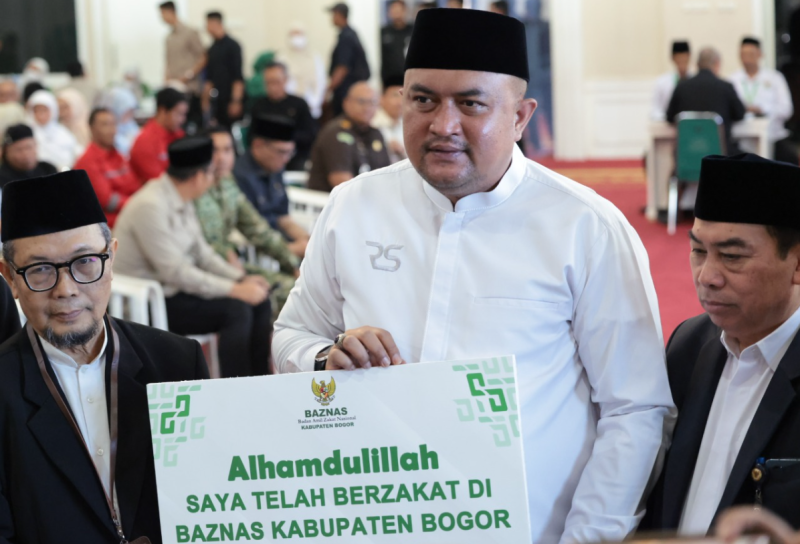 Rudy Susmanto Ajak Warga Kabupaten Bogor Tunaikan Zakat Melalui BAZNAS.