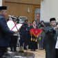 Rudy Susmanto Tekankan Kepemimpinan Berbasis Hati saat Lantik Kades Gunung Picung.