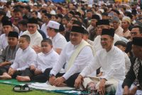 Kebersamaan Lebaran di Pakansari, Warga Bogor Rayakan Idul Fitri Penuh Sukacita. 