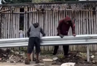 Penataan Kawasan Pasar Cibinong, Guardrail Jadi Solusi Keamanan Jalan.