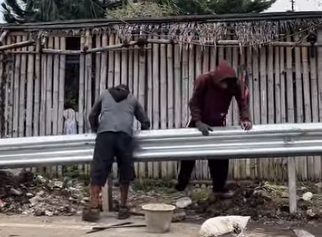 Penataan Kawasan Pasar Cibinong, Guardrail Jadi Solusi Keamanan Jalan.