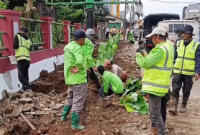 Eks PKL Pasar Parung Disulap Jadi Ruang Hijau yang Lebih Tertata.