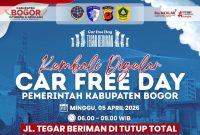 Minggu Pagi Tanpa Kendaraan, CFD Tegar Beriman Kembali Hadir di Cibinong. 