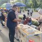 Kolaborasi Warga dan Pedagang, CFD Tegar Beriman Semakin Tertib dan Bersih. 