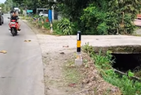 Bupati Bogor Instruksikan Pemasangan Delineator di Jalur Rawan Ciseeng.
