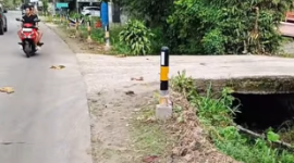 Bupati Bogor Instruksikan Pemasangan Delineator di Jalur Rawan Ciseeng.