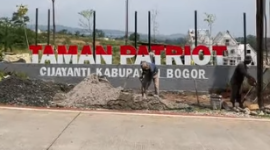 Rudy Susmanto Siapkan Taman Patriot, Ruang Publik Baru Kebanggaan Warga Cijayanti.