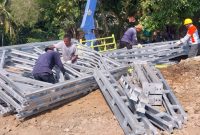 Jembatan Bailey Disiapkan untuk Sambungkan Kembali Akses Warga. 