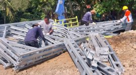 Jembatan Bailey Disiapkan untuk Sambungkan Kembali Akses Warga. 