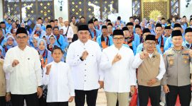 Bupati Bogor Lepas Jamaah Haji Kloter 21 Perdana dari Masjid Nurul Wathon, Ini Rencana Layanan Haji Terpadu ke Depan.