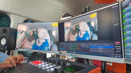 OB Van Teman FM Sambangi SMPN 1 Cijeruk, Pelajar Diajak Belajar Dunia Broadcasting.