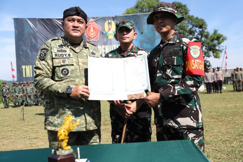 Pemkab Bogor dan TNI Tuntaskan Pembangunan Infrastruktur Desa Melalui TMMD ke-128.