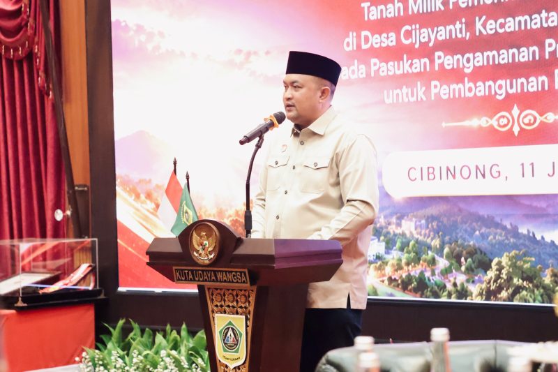 Dukung Kesejahteraan Personel, Pemkab Bogor Hibahkan Lahan untuk Rusun Paspampres.