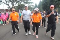Ribuan Warga Tumpah Ruah di Pakansari, Jalan Sehat HJB ke-544 Berlangsung Semarak.