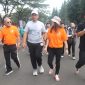 Ribuan Warga Tumpah Ruah di Pakansari, Jalan Sehat HJB ke-544 Berlangsung Semarak.