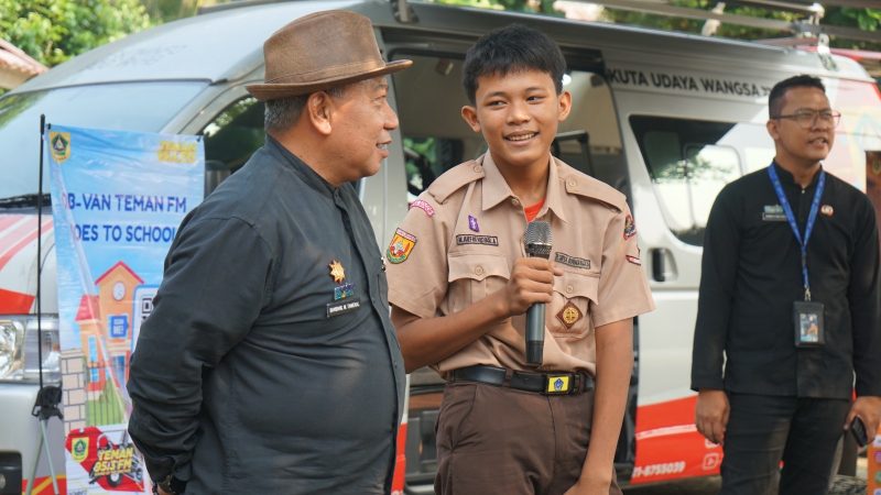 OB Van Teman FM Sambangi SMPN 2 Ciseeng, Perkuat Literasi Digital dan Komunikasi Pelajar.