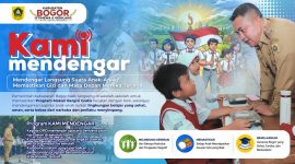 KAMI Mendengar, Gerakan Kolaboratif Pemkab Bogor Wujudkan Generasi Emas Indonesia.