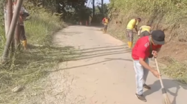 Kolaborasi DPU dan Masyarakat Wujudkan Ruas Sipak-Pangradin-Jasinga yang Lebih Indah.