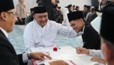 Nikah Massal di Masjid Baitul Faizin, Wujud Kolaborasi Pemkab Bogor dan Kemenag Layani Masyarakat.